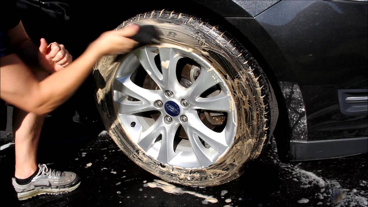 Cleaning winter tires